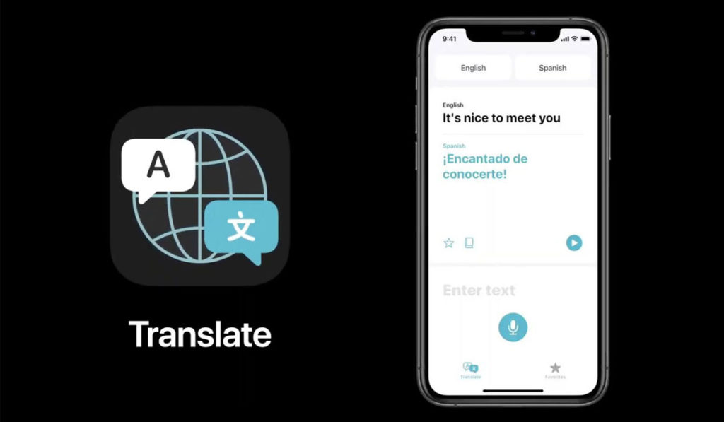 Apple translate не переводит