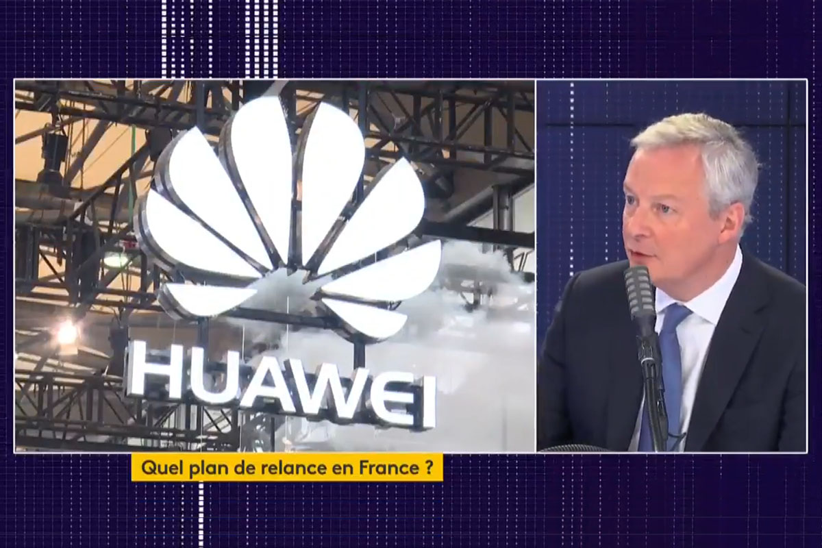 bruno le maire s'exprime sur Huawei et la 5G en France