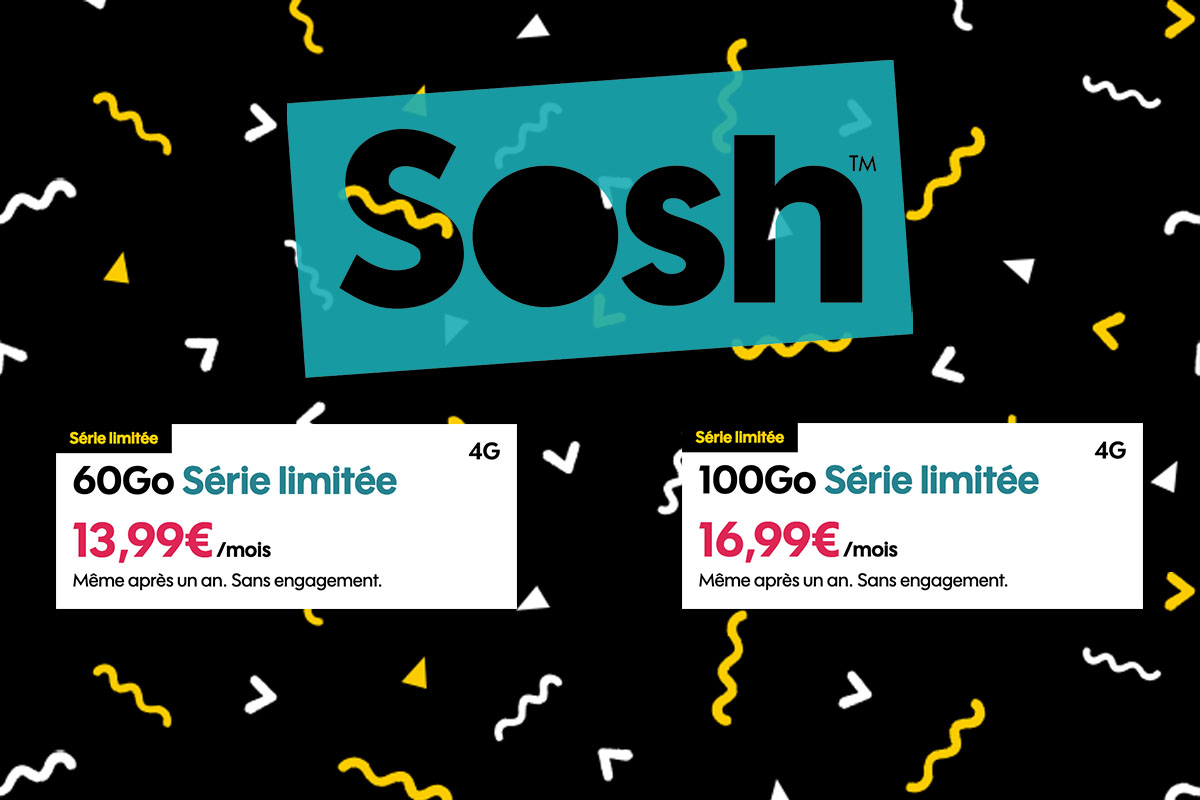  PROMO  Sosh les s ries limit es du moment  actusmartphone fr