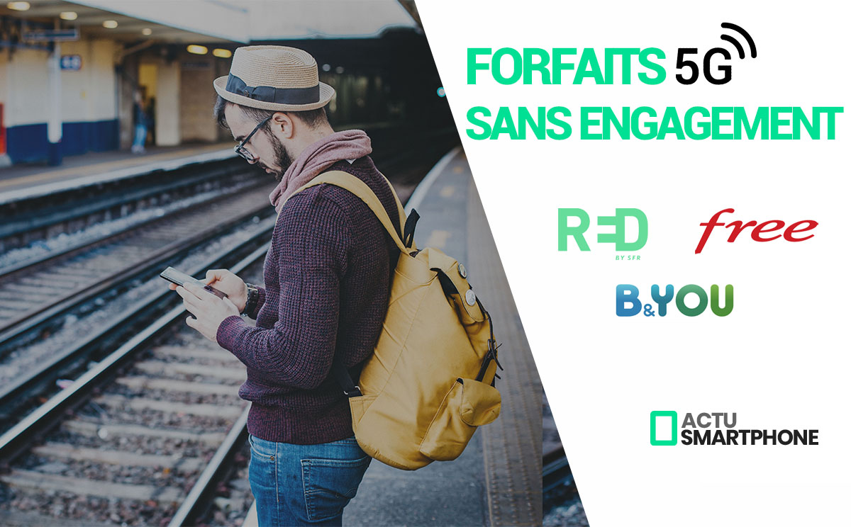 Voici Les Forfaits 5G Sans Engagement De Free, B&You Et RED By SFR ...