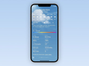 ios 14.7 qualité de l'air app météo