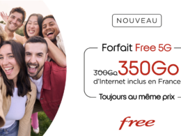 Forfait Free 5G 350 Go